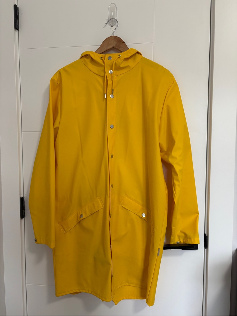 RAINS - Long yellow raincoat Unisex size S/M
